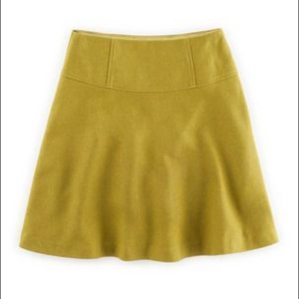 Boden A-line wool skirt